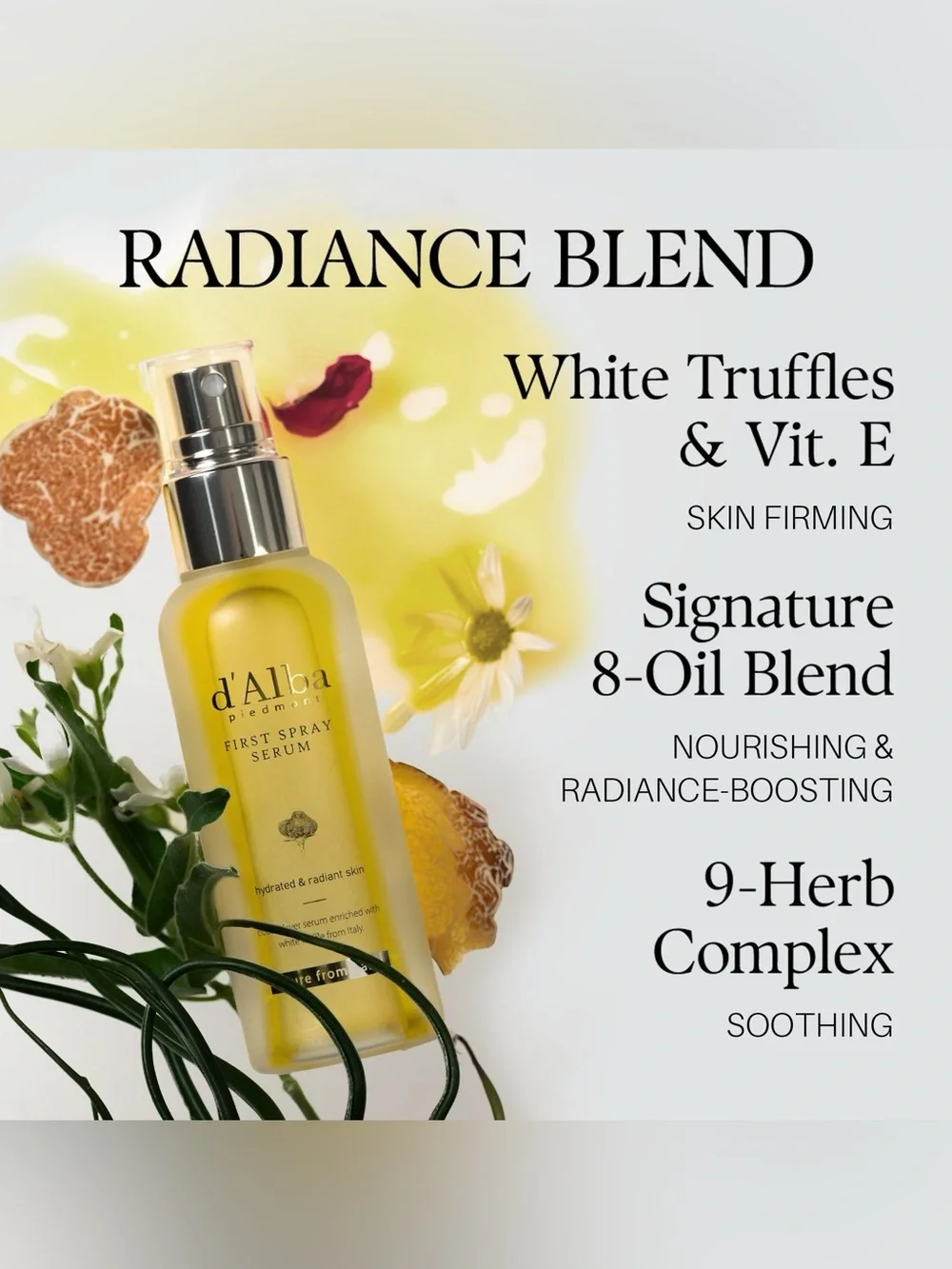 d'Alba Piedmont First Spray Serum - White Truffle